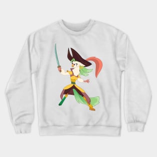 Captain Celaeno with sword Crewneck Sweatshirt